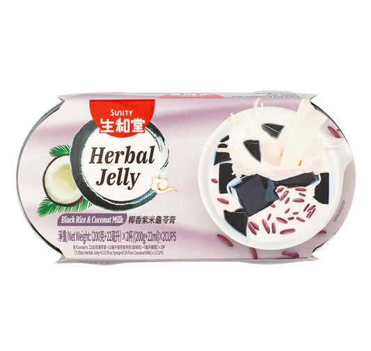 Sunity Herbal Jelly with Purple Rice and Milk