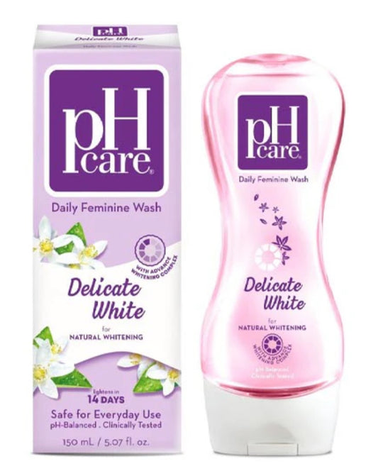 pH Care - Daily Feminine Wash - Delicate White for Natural 150ml