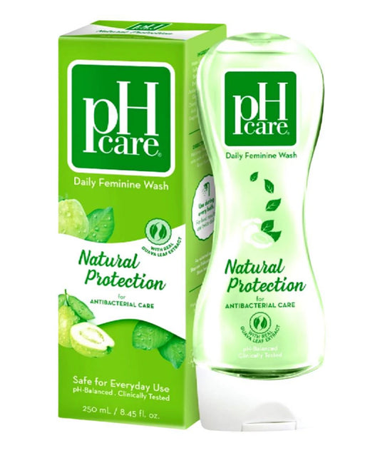pH Care - Daily Feminine Wash - Natural Protection - For AntiBacterial Case 250ml